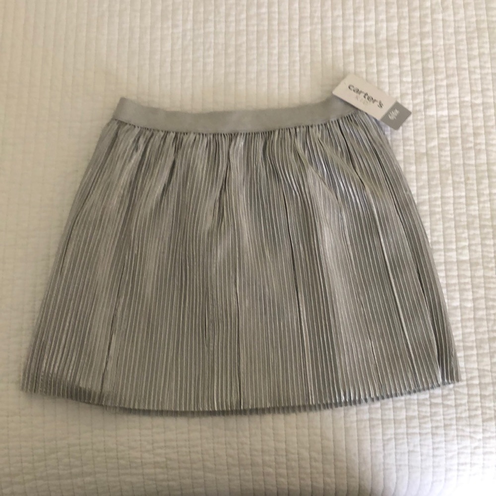 Girls silver skirt